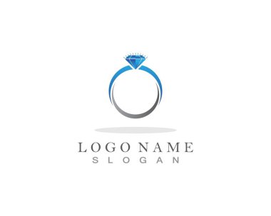 Diamond Logo Şablonu vektör çizimi tasarımı