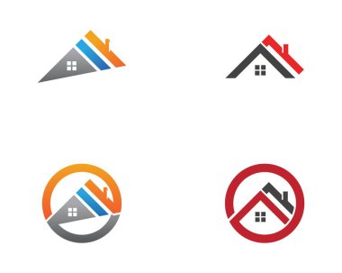 İş yeri tabelası için Emlak, Emlak ve İnşaat Logosu Tasarımı