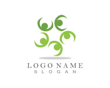 Halk logosu ve sembol vektörü