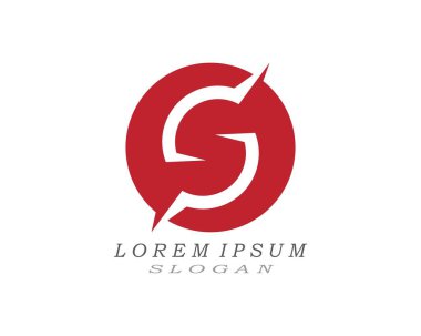 S harfi logosu ve sembol tasarım vektörleri