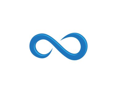 Sonsuzluk Tasarımı Sonsuzluk logo Vektörü şablonu