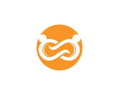 Sonsuzluk Tasarımı Sonsuzluk logo Vektörü şablonu