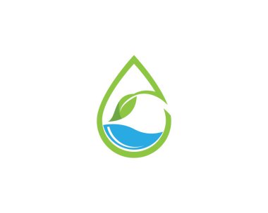 su damlası Logo Şablonu vektör çizimi tasarımı