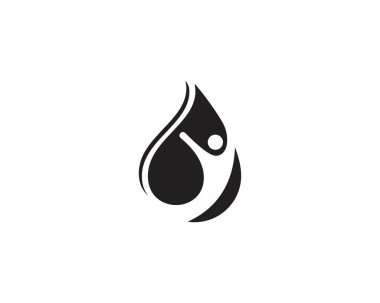 Kan logosu vektör şablonu