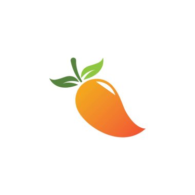 mango simgesi logo vektör şablonu