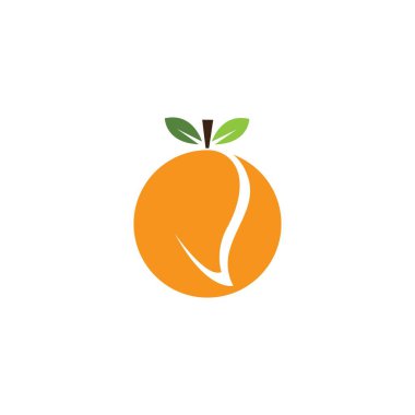 mango simgesi logo vektör şablonu