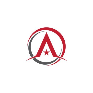 Bir Harf Logosu İş Şablonu Vektör simgesi