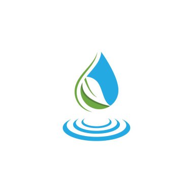 su damlası Logo Şablonu vektör çizimi tasarımı