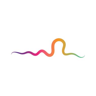 Ses dalgaları vektör çizim şablonu