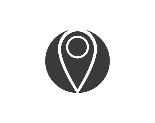 Location Point Icon Logo Vector Illustration Design — Stock Vector
