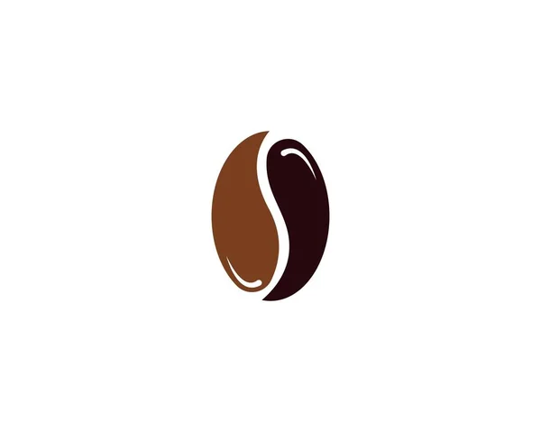 Modèle Logo Grains Café Conception Icône Vectorielle — Image vectorielle