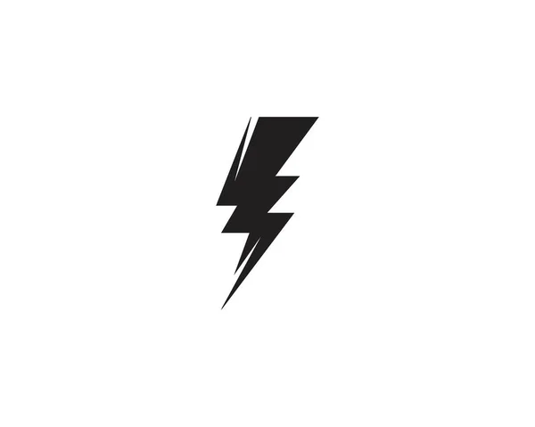 Flash Thunderbolt Template Vector Icon Illustration — Stock Vector