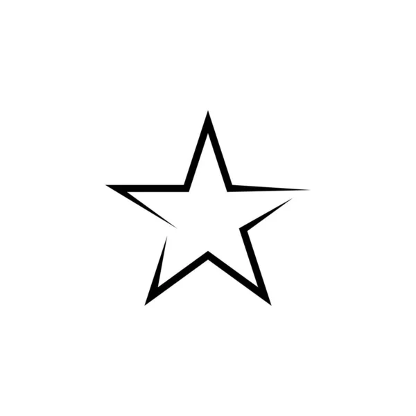 Зоряний Шаблон Логотипу Векторний Дизайн Ілюстрації — стоковий вектор