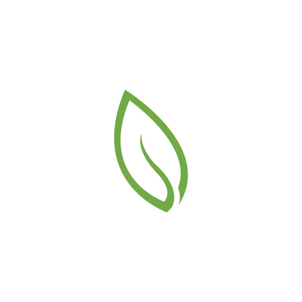 Logo Feuille Nature Modèle Symbole — Image vectorielle