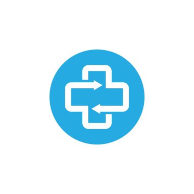 Sağlık Tıbbi Logosu vektör illüstrasyon tasarımı