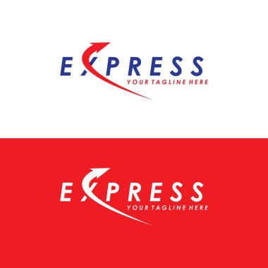 Hızlı Teslimat logo tasarımı şablon ilülasyon vektörü