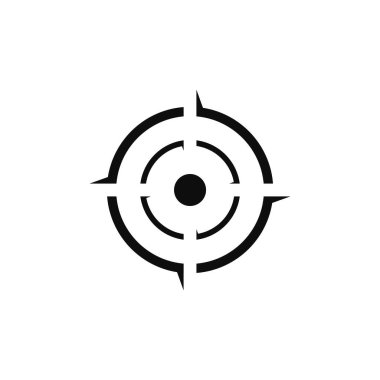 Hedef Vektör simgesi çizim şablonu