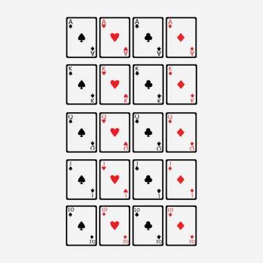 Kart Simgesi Tasarım Vektörü Logo Şablonu Çalınıyor