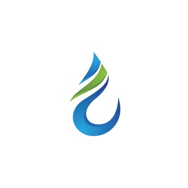 su damlası Logo Şablonu vektör çizimi tasarımı