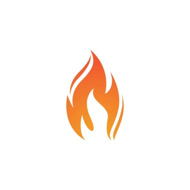 Ateş vektörü çizim şablonunu ateşle