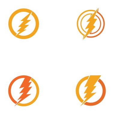 Bolt simgesi Vektör İllüstrasyon Tasarım Logo şablonu