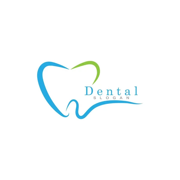 Logotipo Dental Plantilla Vector Ilustración Icono Diseño — Vector de stock