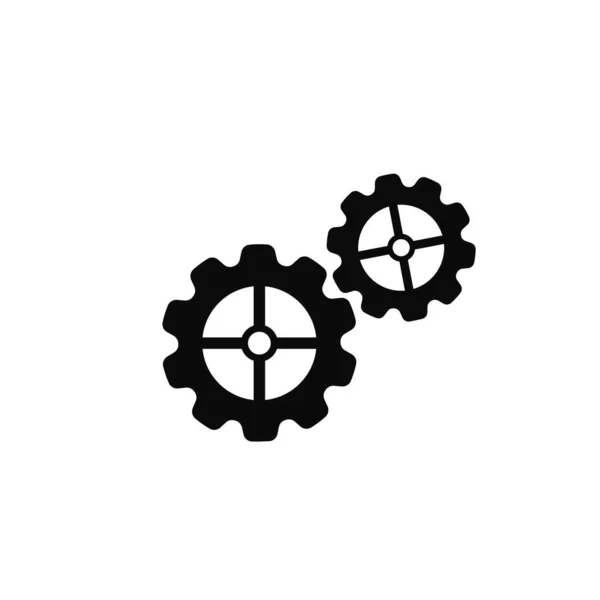 Gear Logo Symbol Vektor Symbol Illustration — Stockvektor