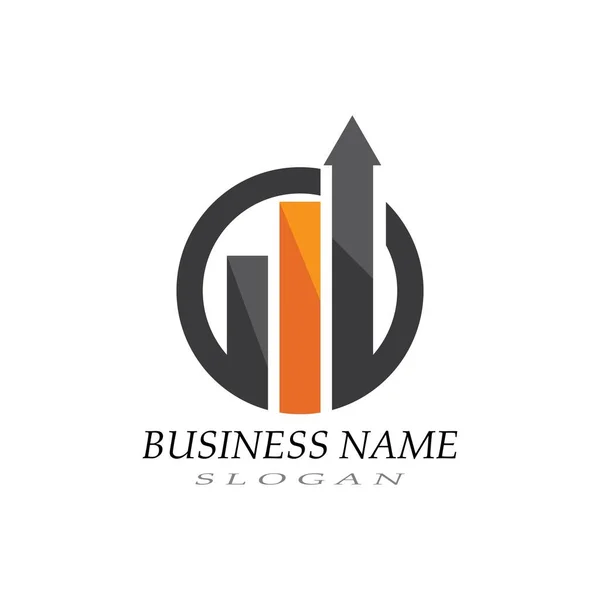 Professionelle Logovorlage Vektor Für Business Finance — Stockvektor