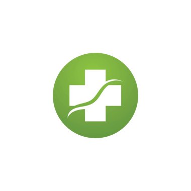 Tıbbi hastane logo vektörü