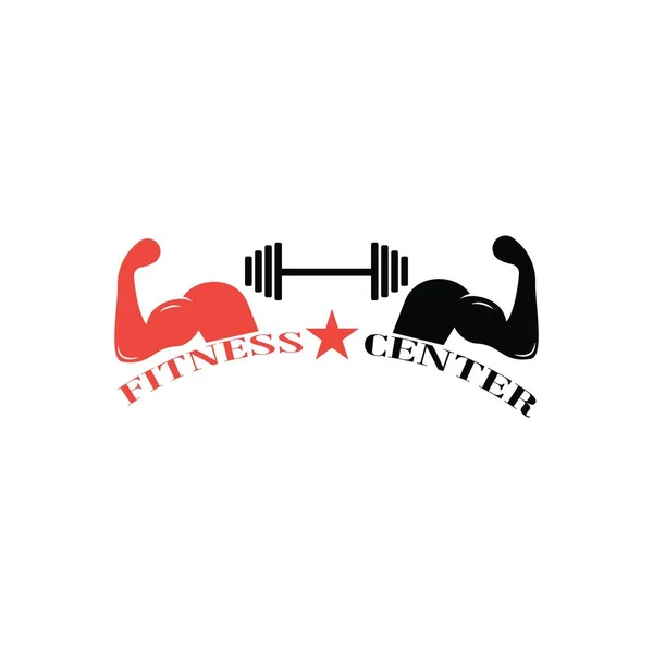 Vektor Objekt Und Symbole Für Sportabzeichen Sportabzeichen Fitness Logo Design — Stockvektor