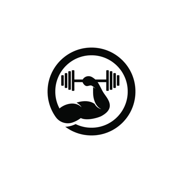 Vektor Objekt Und Symbole Für Sportabzeichen Sportabzeichen Fitness Logo Design — Stockvektor