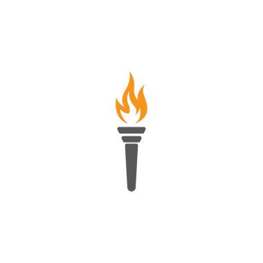 Torch logo vektör şablonu