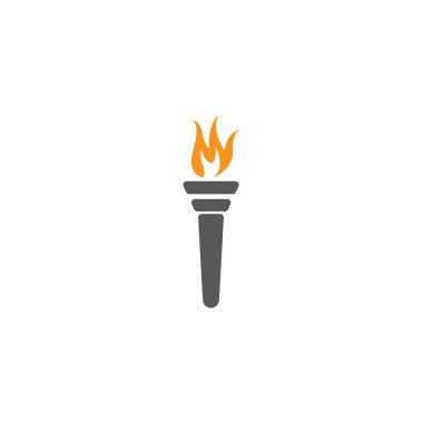 Torch logo vektör şablonu