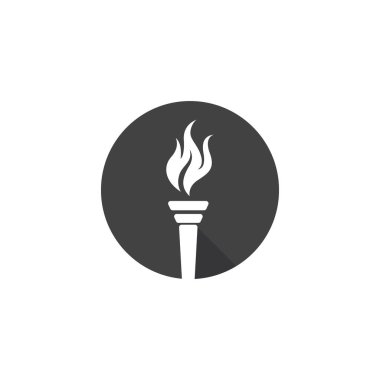 Torch logo vektör şablonu