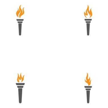 Torch logo vektör şablonu