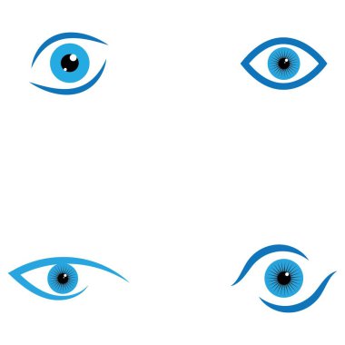 Markalaştırma Kimliği Kurumsal Göz Bakımı vektör logosu dizaynı