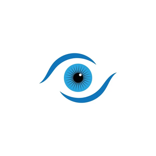 Identidade Marca Corporate Eye Care Design Logotipo Vetor — Vetor de Stock