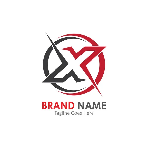 Jednoduché Moderní Logo Písmene Pro Design Obchodního Vektoru — Stockový vektor