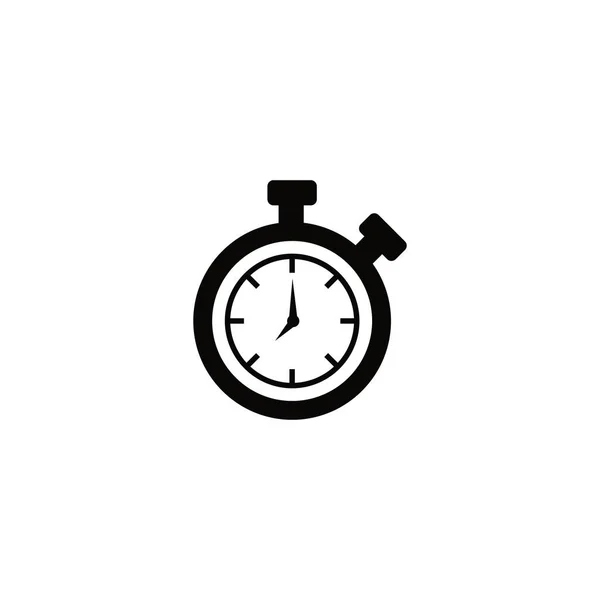 Cronometro Stop Orologio Timer Logo Icona Vettoriale Illustrazione Design Template — Vettoriale Stock