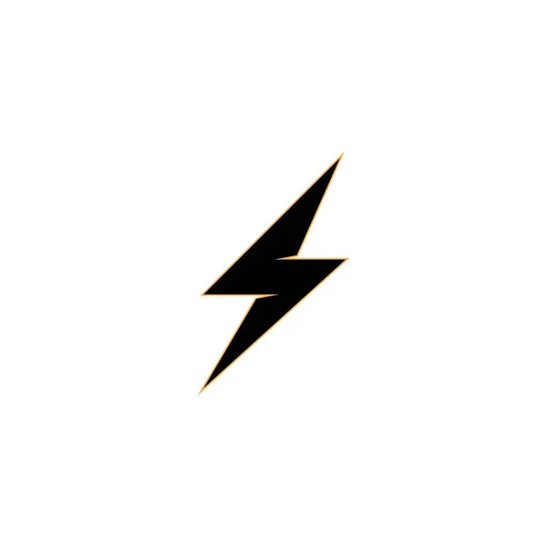 Şimşek Şimşeği Elektrik Logosu Tasarım Şablonu — Stok Vektör
