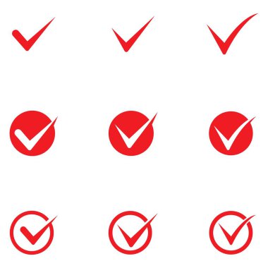 V harfi logo şablonunu kontrol et