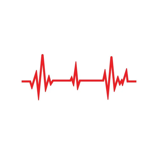 Art Design Health Medical Heartbeat Pulse Icon Illustration — Stock Vector