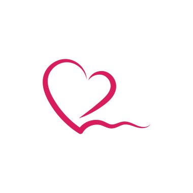 Güzellik Aşk Vektörü simge tasarım şablonu