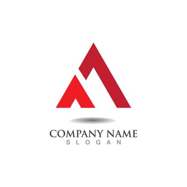 Bir Harf Logo Şablonu vektör illüstrasyon tasarımı