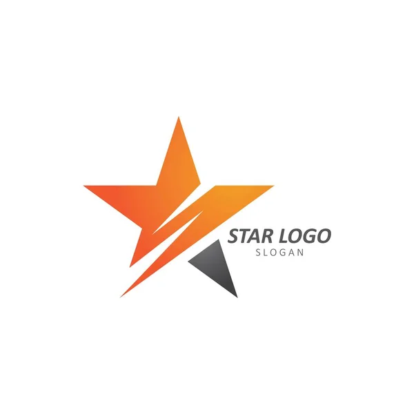 Дизайн Векторных Иконок Шаблона Star Logo — стоковый вектор