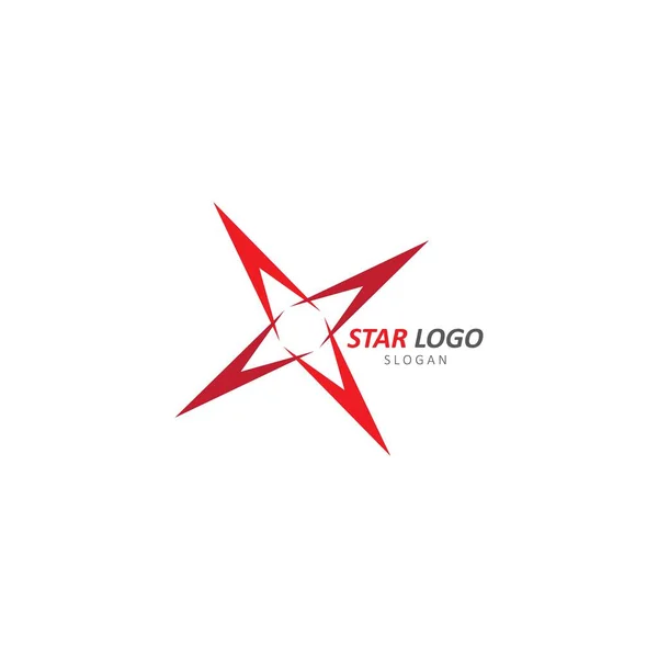 Star Logo Template Vector Icon Illustration — Stock Vector