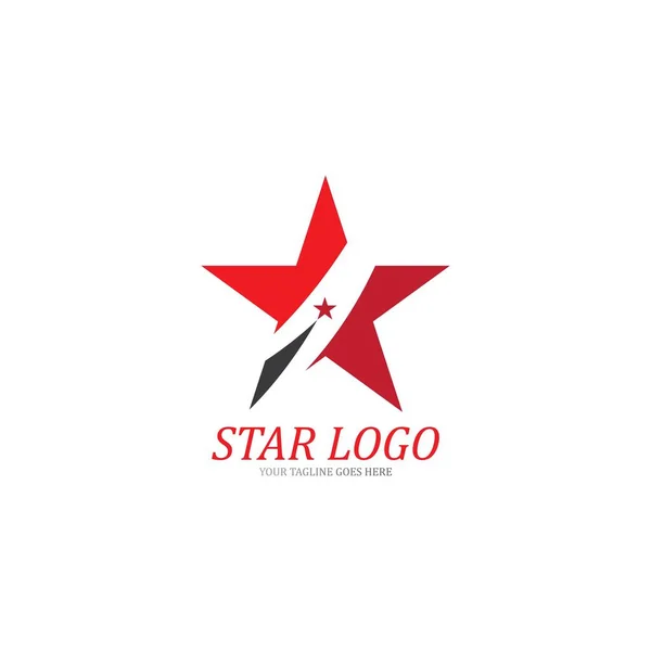 Star Logo Template Vector Pictogram Illustratie — Stockvector