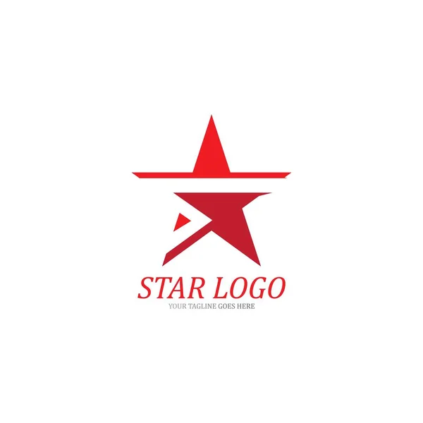 Star Logo Mall Vektor Ikon Illustration — Stock vektor