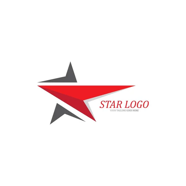 Star Logo Plantilla Vector Icono Ilustración — Vector de stock