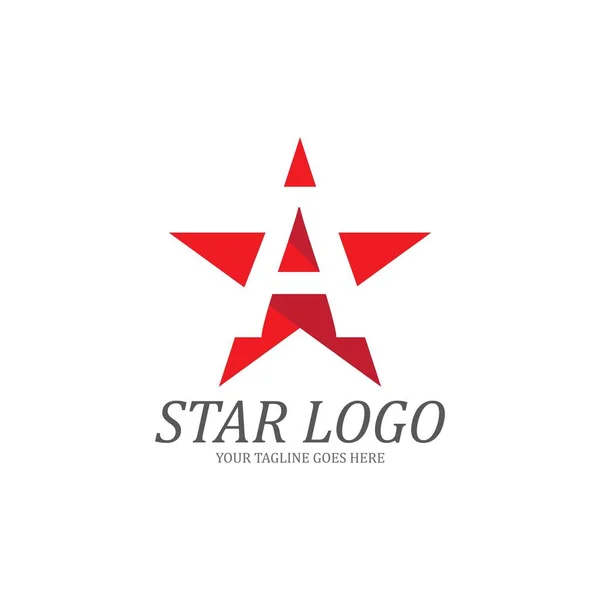 Star Logo Plantilla Vector Icono Ilustración — Vector de stock